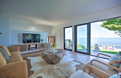 Holland House | Modern Lake Michigan Home with 3 Lakefront Decks!