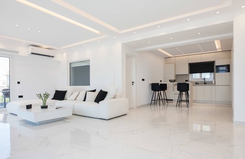 Alimos Apartment | Modern Luxury Athens Riviera Apt with Sea View