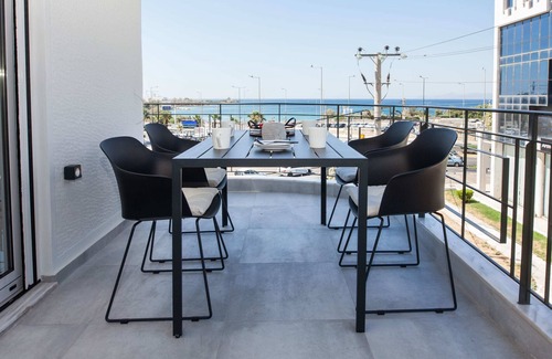 Alimos Apartment | Modern Luxury Athens Riviera Apt with Sea View
