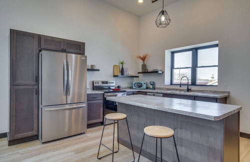Cashton Apartment | Modern, Open-Concept Apartment: Downtown Cashton!