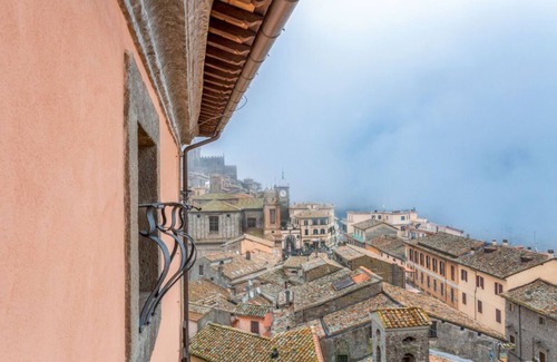 Soriano nel Cimino Apartment | Modern Studio | 17th Century Resort | Sleeps 2