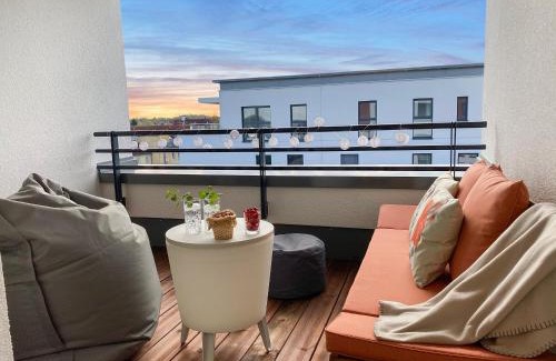 Freising Apartment | Modern & Stylisch - Penthouse-Feeling nahe Flughafen München