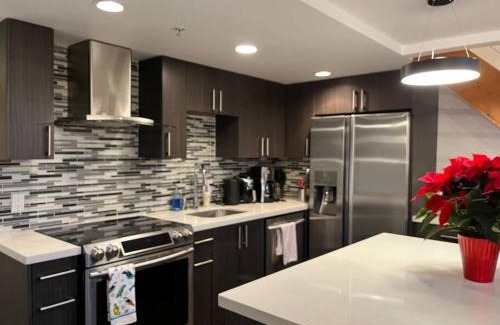 Downtown Vancouver Apartment | Modern top-floor 1-bedroom loft with free parking