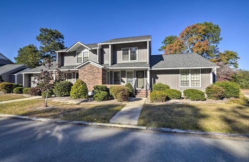 Pinehurst House | Modern Townhome with Deck and Golf Course Views!