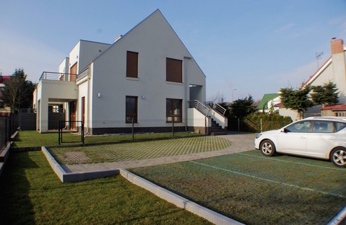 Trzesacz Apartment | Modern vacation apartment "Momentum" with garden, directly on the Baltic Sea near Rewal