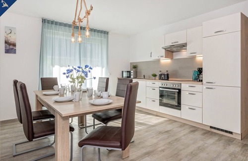 Loddin Apartment | Modern vacation apartment in Loddin with sauna & large garden near the Baltic Sea & lake