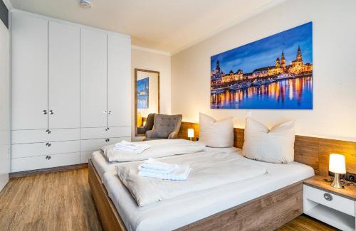Riesa Apartment | Moderne Appartement Wohnung mit 2 Schlafzimmern im Zentrum von Riesa