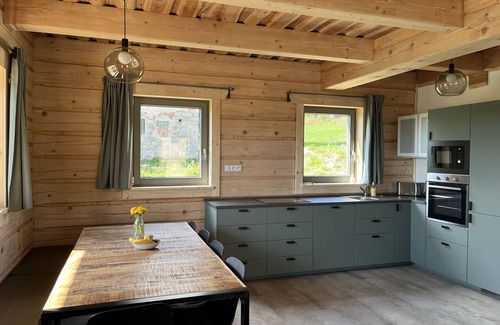 Hrebecna Cottage | Moderne Blockhütte im Erzgebirge - Roubenky Hrebecna 212