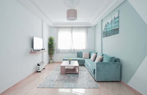 Quartier Administratif Apartment | Moderne & spacieux 3chambres à 1min tour hassan