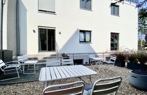 Lichterfelde Apartment | modernes Apartment, Terrasse und Garten am Lilienthalpark im Südwesten Berlins