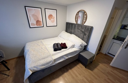 Flims Apartment | Modernes Studio 2 Minuten zu Fuß von den Bergbahnen