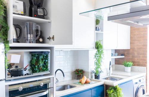 Bras Apartment | Moderno, Próximo ao Metrô, Piscina estilo praia, Churrasqueira