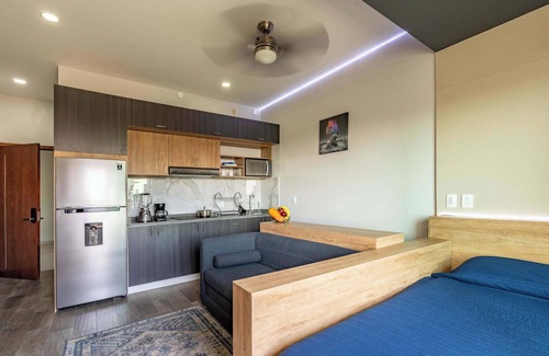 Oaxtepec Apartment | Moderno y céntrico estudio Alberca, gym & rooftop
