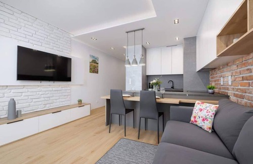 Grzegorzki Apartment | Mogilska 120D | Kraków | Contemporary Studio | Parking