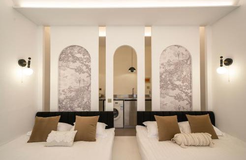 Jing'an Apartment | Molly B&B-Jing'an Temple near the subway private yard Townhouse garden villa