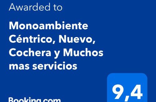 Centro Apartment | Monoambiente Céntrico, Nuevo, Cochera y Muchos mas servicios