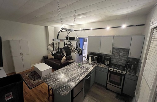 Baraboo Apartment | Month to Month- Furnished apartment in central Baraboo EV charging available
