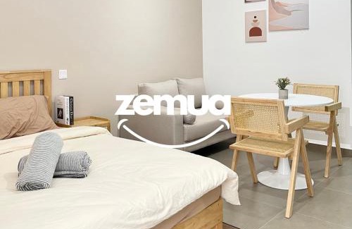 Sungai Penchala Apartment | MOSSAZ by Zemua Lv24 Rattan Muji Studio Near 1U & Ikea