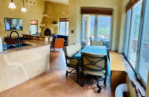 Jemez Springs House | Mountain Adobe Home in Jemez Springs, NM w/seasonal Hot Tub