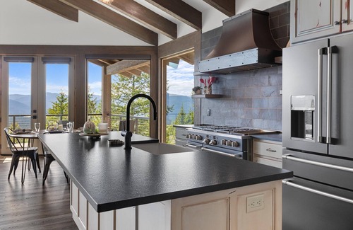 Trout Creek House | Mountain retreat near Trout Creek MT with hot tub, fire pit and Mountain views