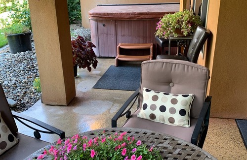 Okanagan-Similkameen House | Mountain view, beautiful walk out suite overlooking a park and creek. 3bedrooms.