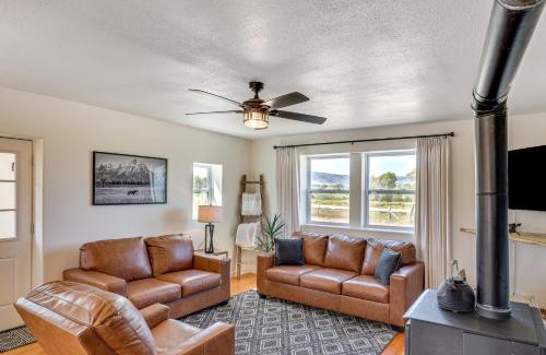 Carbon County House | Mountain-View Log Cabin in Wyoming Wilderness