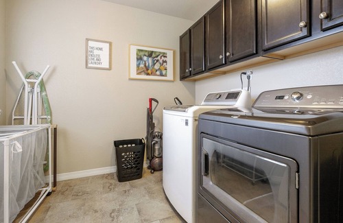 Monument House | Mountain view w/master suite fireplace & game room