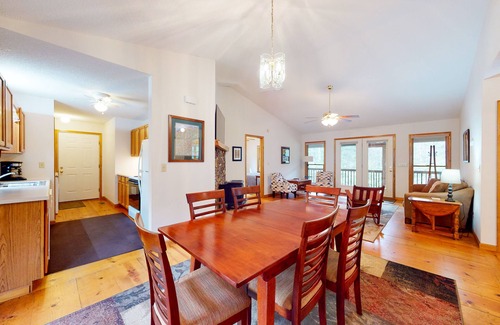 Winfield Cove Cabin | Mountainside abode with a wood stove, firepit, grill, sunroom, AC, and W/D