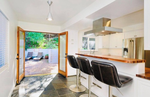 Mira Monte House | Mountaintop Oasis Waterfall House with Hot Tub and Epic Sunset Views!