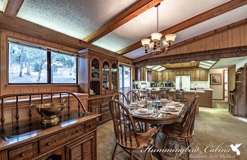 Ruidoso Cabin | Mule Deer Lodge with Hot Tub