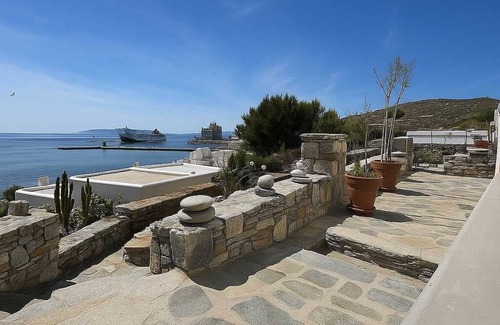 Tourlos Condo | Mykonos Blue Nest - Sea View Escape