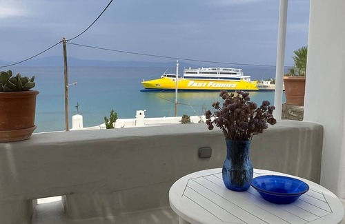 Tourlos Condo | Mykonos Blue Nest - Sea View Escape