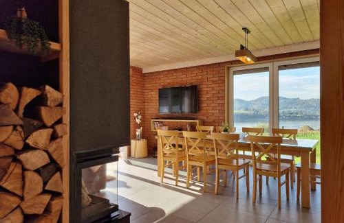 Czorsztyn Villa | Nad Zalew dom z basenem letnim, jacuzzi i sauną, jezioro i trasa Velo Czorsztyn w pobliżu