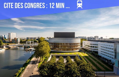 Nantes Sud Apartment | Nant'Sud Loire -NANTES -57m² new-2 bedrooms + sofa -10mn Airport & 12mn center