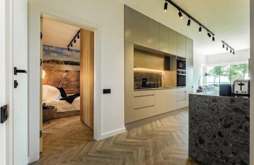 Wilkasy Apartment | Nautica Resort Ekskluzywny apartament z widokiem na jezioro Niegocin