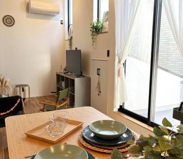 Adachi Apartment | Near JR Kameari Tokyo - Shades of Green - Japanese House for up to 6 Guests