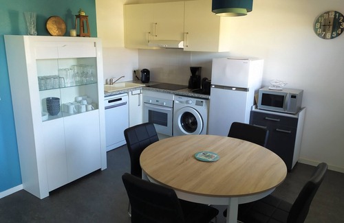 Belz Apartment | Near sea, T3 65m ², 2ch, 2sdb, covered and heated swimming pool