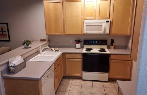 Superstition Lakes Condo | Nearby golf course, restaurants, shopping, hospitals, and freeway access!