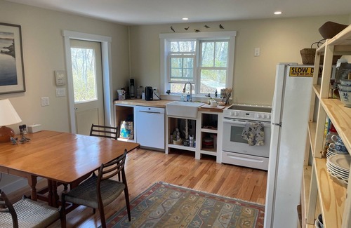 Chilmark House | Nestled in the woods w/outdoor shower, firepit, streamside trail, Vincent Beach