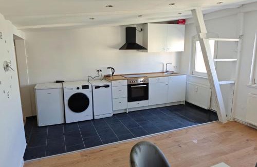 Salbke Apartment | Neu saniertes Penthouse Apartment mit offener Wohnküche