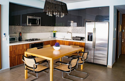 Emiliano Zapata Condo | New 2 BR condo, 5 min to the beach. Amazing ocean views from rooftop with pool!