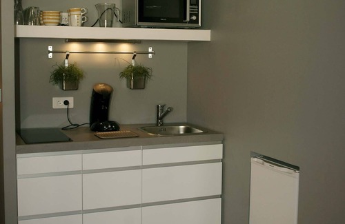 Portbail Apartment | new apartment 40 m2 - ideal location 1 minute walk from the harbor