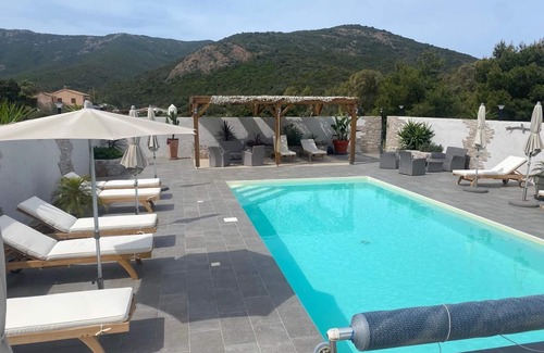 Galeria Apartment | NEW APARTMENT FOR 2 PEOPLE .2 MINUTES WALK FROM THE SEA, HEATED POOL WI FI FREE