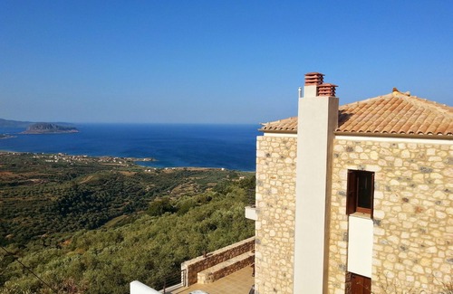 Monemvasia Villa | New Built Luxury Villa With External Spa, Stunning Sea Views Peaceful Location