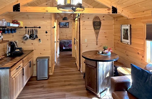 Town of Hope Cabin | NEW! Cabin with gazebo on the river! 111B