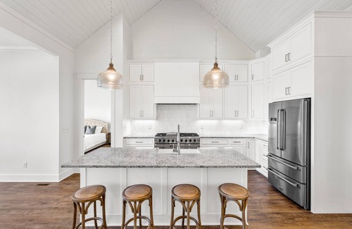 Arley House | NEW: Dwell at Smith Lake: Luxury Lake Home, Sleeps 22, Kayaks + Water Slide!