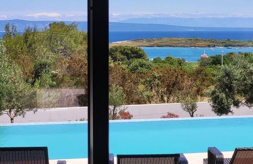 Liznjan Villa | New enchanting Villa Marlera with sea view and infinity private pool