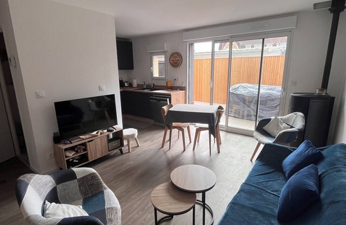 Stella-Plage Apartment | New house with large terrace in Stella-Plage