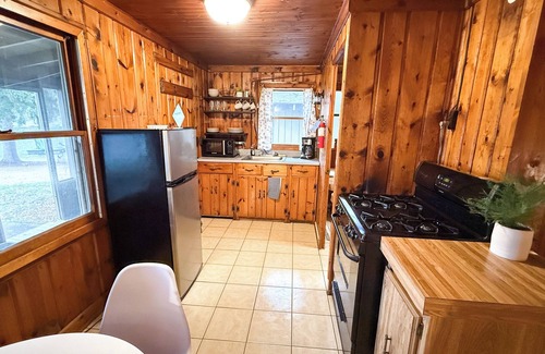 Branch Cabin | New listing! Rustic 6-cabin resort on Long Lake with a beach and waterslide
