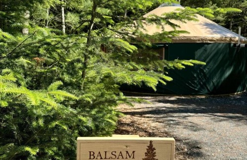 Bar Harbor RV Rental | New luxurious yurt located in Bar Harbor, Maine with access to Northeast Creek